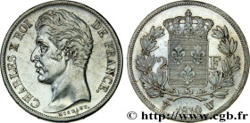 CHARLES X
Type : 2 francs Charles X 
Date : 1830 
Mint name / Town : Lille 
Quantity minted : 109205  
Metal : silver 
Millesimal fineness : 900  ‰
Di...