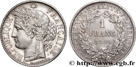 II REPUBLIC
Type : 1 franc Cérès, IIe République 
Date : 1849 
Mint name / Town : Paris 
Quantity minted : 1328135 
Metal : silver 
Millesimal finenes...