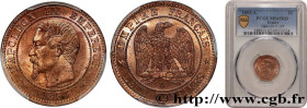 SECOND EMPIRE
Type : Deux centimes Napoléon III, tête nue 
Date : 1853 
Mint name / Town : Paris 
Quantity minted : 657550 
Metal : bronze 
Diameter :...