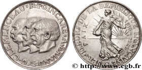 III REPUBLIC
Type : Module de 20 francs argent, 10e anniversaire de la Paix 
Date : 1929 
Mint name / Town : Paris 
Metal : silver 
Millesimal finenes...
