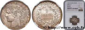 III REPUBLIC
Type : 1 franc Cérès, IIIe République, petit A 
Date : 1872 
Mint name / Town : Paris 
Quantity minted : --- 
Metal : silver 
Millesimal ...