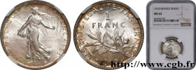 III REPUBLIC
Type : 1 franc Semeuse 
Date : 1910 
Mint name / Town : Paris 
Quantity minted : 7725318 
Metal : silver 
Millesimal fineness : 835  ‰
Di...