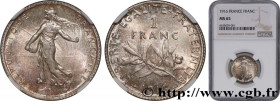 III REPUBLIC
Type : 1 franc Semeuse 
Date : 1916 
Mint name / Town : Paris 
Quantity minted : 92029179 
Metal : silver 
Millesimal fineness : 835  ‰
D...