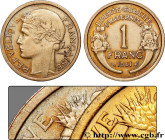 III REPUBLIC
Type : 1 franc Morlon - Variante de gravure - Épi court 
Date : 1941 
Mint name / Town : Paris 
Quantity minted : --- 
Metal : bronze-alu...