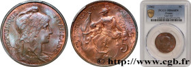 III REPUBLIC
Type : 5 centimes Daniel-Dupuis 
Date : 1902 
Quantity minted : 7.900.000 
Metal : bronze 
Diameter : 25  mm
Orientation dies : 6  h.
Wei...