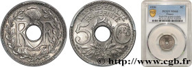 III REPUBLIC
Type : 5 centimes Lindauer, grand module 
Date : 1920 
Quantity minted : 51321082 
Metal : copper nickel 
Diameter : 19,08  mm
Orientatio...