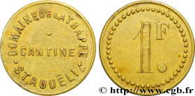 CANTINES AND BOUILLONS
Type : Domaine de la Trappe, Cantine 
Date : n.d. 
Mint name / Town : Algérie, Staouëli 
Metal : brass 
Diameter : 23  mm
Orien...