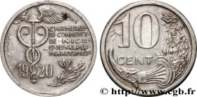 CHAMBRES DE COMMERCE / CHAMBRES DE COMMERCE
Type : 10 Centimes Chambre de commerce de Nice - Alpes maritimes (argent) 
Date : 1920 
Mint name / Town :...