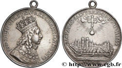 LOUIS XIV "THE SUN KING"
Type : Médaille, Sacre de Louis XIV, refrappe 
Date : (1654) 
Metal : silver 
Diameter : 33,5  mm
Weight : 11,14  g.
Edge : l...