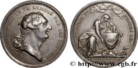 LOUIS XVI
Type : Médaille dénonçant la mort du roi le 21 janvier 1793 
Date : (1794) 
Date : (1793) 
Mint name / Town : Berlin 
Metal : silver 
Diamet...