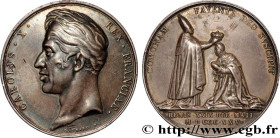 CHARLES X
Type : Médaille, Sacre de Charles X 
Date : 1825 
Metal : silver 
Diameter : 41,5  mm
Engraver : Gayrard 
Weight : 37,14  g.
Edge : lisse 
P...