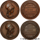 ACADEMIES AND LEARNED SOCIETIES
Type : Lot de 2 médailles, Société Archéologique du midi 
Date : 1831 
Metal : copper 
Diameter : 32,5  mm
Weight : 33...