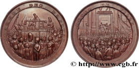 SECOND REPUBLIC
Type : Médaille, Formation du gouvernement provisoire 
Date : 1848 
Metal : copper 
Diameter : 68  mm
Weight : 95,05  g.
Edge : lisse ...