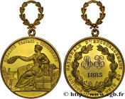 III REPUBLIC
Type : Médaille d’encouragement au bien 
Date : 1885 
Metal : gilt bronze 
Diameter : 30,5  mm
Weight : 41  g.
Edge : lisse 
Obverse lege...