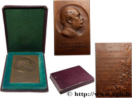 III REPUBLIC
Type : Plaquette, Adolphe Patenne, 25e anniversaire de mandat 
Date : 1910 
Metal : bronze 
Diameter : 68,5  mm
Engraver : VERNIER Émile ...