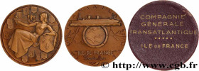 IV REPUBLIC
Type : Médaille, Compagnie Transatlantique, Île-de-France 
Date : 1949 
Mint name / Town : 75 - Paris 
Metal : bronze 
Diameter : 53,5  mm...