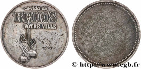 V REPUBLIC
Type : Médaille, Corrida de Reims 
Date : n.d. 
Metal : various 
Diameter : 69  mm
Weight : 130,13  g.
Edge : lisse 
Puncheon : sans poinço...