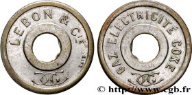 ALGERIA
Type : Jeton CCG Lebon & Cie - Alger, variété percée 
Date : n.d. 
Quantity minted : - 
Metal : nickel 
Diameter : 23,5  mm
Orientation dies :...