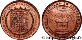 ARDENNES - DUCHY OF RETHÉLOIS - LOUIS OF GONZAGA AND HENRIETTE OF CLÈVES
Type : Jeton de la fondation pour le mariage des “Filles-Madame”, refrappe 
D...