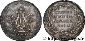 BURGUNDY - TOWNS AND GENTRY
Type : Société mélophile d’Avallon, frappe monnaie 
Date : 1787 
Metal : silver 
Diameter : 29,5  mm
Orientation dies : 6 ...
