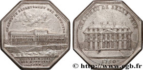 COUR DES MONNAIES DE PARIS
Type : Jeton octogonal AR 33 
Date : 1768 
Metal : silver 
Diameter : 33  mm
Orientation dies : 12  h.
Weight : 14,03  g.
E...