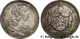 BRITTANY (STATES OF...) 
Type : États de Saint-Brieuc 
Date : 1730 
Metal : silver 
Diameter : 29  mm
Orientation dies : 12  h.
Weight : 6,68  g.
Edge...