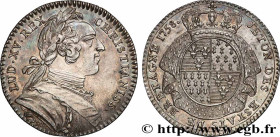 BRITTANY (STATES OF...) 
Type : Jeton AR 28, États de Saint-Brieuc 
Date : 1758 
Metal : silver 
Diameter : 28  mm
Orientation dies : 6  h.
Weight : 6...