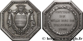 ILE DE FRANCE - TOWNS AND GENTRY
Type : JULES, DUC DE POLIGNAC, refrappe 
Date : (1782) 
Metal : silver 
Diameter : 34,5  mm
Orientation dies : 12  h....