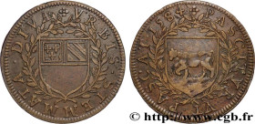DIJON (MAYORS OF ... and miscellaneous)
Type : Pierre Bouhier 
Date : 1584 
Metal : copper 
Diameter : 28,5  mm
Orientation dies : 6  h.
Weight : 5,69...