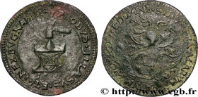 DIJON (MAYORS OF ... and miscellaneous)
Type : Jacques Laverne 
Date : 1591 
Metal : copper 
Diameter : 29,5  mm
Orientation dies : 10  h.
Weight : 3,...