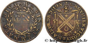 DIJON (MAYORS OF ... and miscellaneous)
Type : Guillaume Royhier 
Date : (1581 ?) 
Date : n.d. 
Metal : brass 
Diameter : 28  mm
Orientation dies : 6 ...