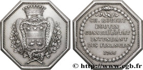 NORMANDY (GENTRY AND TOWNS OF...)
Type : Ch. BOUTIN - INTENDANT DES FINANCES Refrappe 
Date : (1766) 
Metal : silver 
Diameter : 33,5  mm
Orientation ...