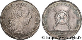 SHOOTING AND ARQUEBUSE
Type : Arquebusiers de Louis XV 
Date : 1760 
Metal : silver 
Diameter : 30  mm
Orientation dies : 6  h.
Weight : 7,80  g.
Edge...