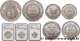 CAMBODIA
Type : Lot Essai 10, 20 et 50 Cent 
Date : 1953 
Mint name / Town : Paris 
Quantity minted : 1200 
Metal : aluminium 
Orientation dies : 6  h...