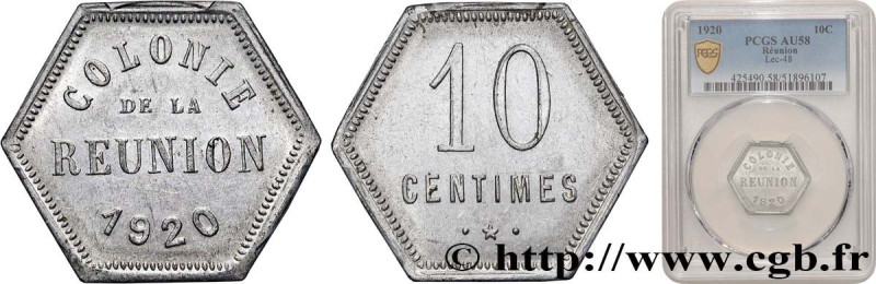 REUNION - Third Republic
Type : 10 Centimes  
Date : 1920 
Quantity minted : 250...