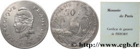 FRENCH POLYNESIA
Type : Piéfort 50 Francs Pacifique 
Date : 1979 
Mint name / Town : Paris 
Quantity minted : 150 
Metal : nickel 
Diameter : 33  mm
O...