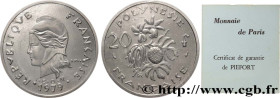FRENCH POLYNESIA
Type : Piéfort de 20 Francs Marianne 
Date : 1979 
Mint name / Town : Paris 
Quantity minted : 150 
Metal : nickel 
Diameter : 28,5  ...