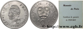FRENCH POLYNESIA
Type : Piéfort de 10 Francs I.E.O.M. 
Date : 1979 
Mint name / Town : Paris 
Quantity minted : 150 
Metal : nickel 
Diameter : 24  mm...