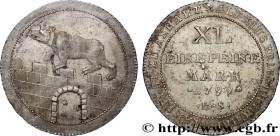 GERMANY - DUCHY OF ANHALT-BERNBURG - ALEXIS FREDERICK CHRISTIAN
Type : 1/3 Thaler  
Date : 1799 
Quantity minted : - 
Metal : silver 
Diameter : 29  m...