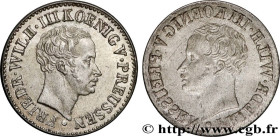 GERMANY - PRUSSIA
Type : 1/2 Silbergroschen Frédéric-Guillaume III , incuse 
Date : n.d. 
Mint name / Town : Berlin 
Quantity minted : - 
Metal : bill...