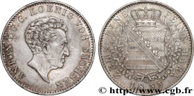 GERMANY - KINGDOM OF SAXONY - ANTHONY
Type : Thaler 
Date : 1833 
Mint name / Town : Dresde 
Quantity minted : 189605 
Metal : silver 
Millesimal fine...