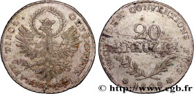 AUSTRIA - TYROLEAN REBELLION
Type : 20 Kreuzer 
Date : 1809 
Mint name / Town : Hall 
Metal : silver 
Millesimal fineness : 585  ‰
Diameter : 28  mm
O...