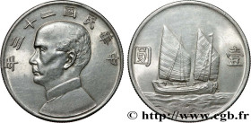 CHINA
Type : 1 Dollar Sun Yat-Sen an 23 
Date : 1934 
Quantity minted : 128740000 
Metal : silver 
Millesimal fineness : 880  ‰
Diameter : 39  mm
Orie...