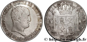 SPAIN - KINGDOM OF SPAIN - FERDINAND VII
Type : 20 Reales 
Date : 1822 
Mint name / Town : Madrid 
Metal : silver 
Millesimal fineness : 900  ‰
Diamet...
