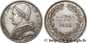 ITALY - PAPAL STATES - GREGORY XVI (Bartolomeo Alberto Cappellari)
Type : Scudo an XVI 
Date : 1846 
Mint name / Town : Rome 
Quantity minted : 13635 ...