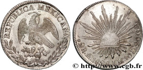 MEXICO
Type : 2 Reales aigle 
Date : 1828 
Mint name / Town : Mexico 
Quantity minted : - 
Metal : silver 
Millesimal fineness : 903  ‰
Diameter : 27,...