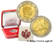 MONACO
Type : Belle Épreuve 2 Euro PRINCE ALBERT II 
Date : 2010 
Mint name / Town : Pessac  
Quantity minted : 25.000 
Metal : copper nickel 
Diamete...