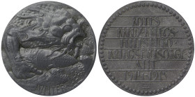 Austria, Franz Joseph I, Medal for the submarine mission in the Mediterranean during WWI, issued by the Red Cross - War Relief Office., 1915 Ø 45 mm. ...