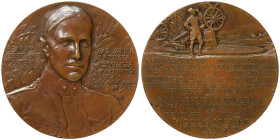 Italy, Kingdom, Medal in memory of Lieutenant Giovanni Battista Rossi, 3rd Field Artillery Regiment in the Battle of Caporetto 1917 Opus: G Castiglion...