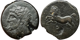 Greek Coins, Numidia, Micipsa, Ae Nummus, n.d. Ae. 14,70 g Sear 6597, VF+